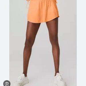 Alo Match Point Tennis Skirt- cantaloupe (NWT)